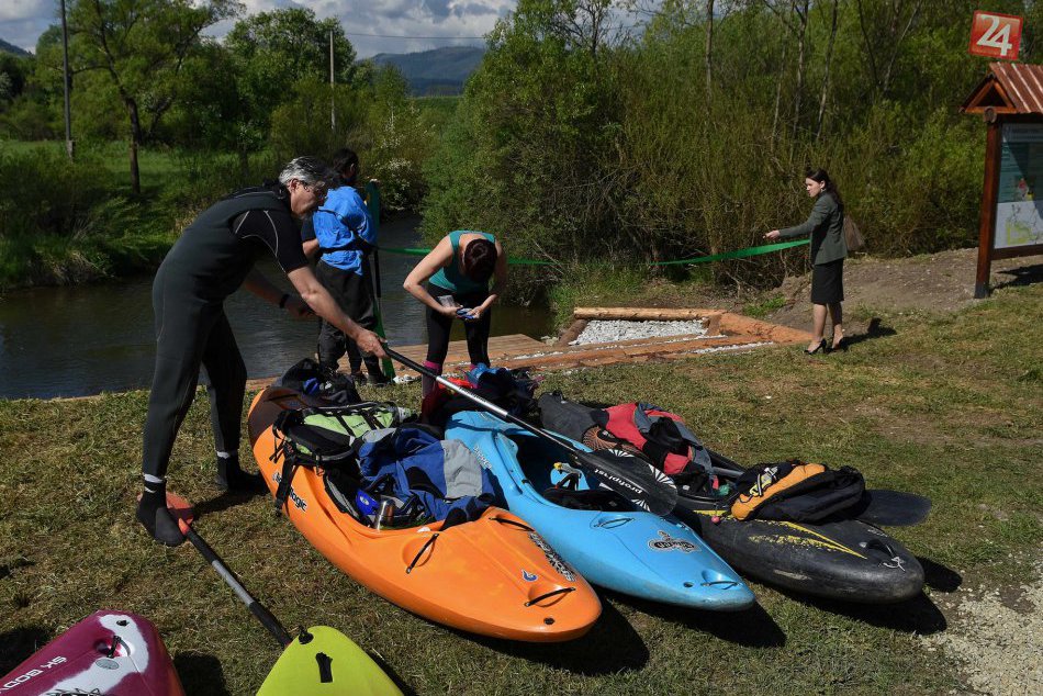 Splav Prielomu Hornádu slávnostne otvorili po 30.rokoch