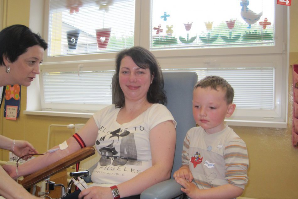 Darovať krv síce nemohli, ale aspoň podporili svojich rodičov