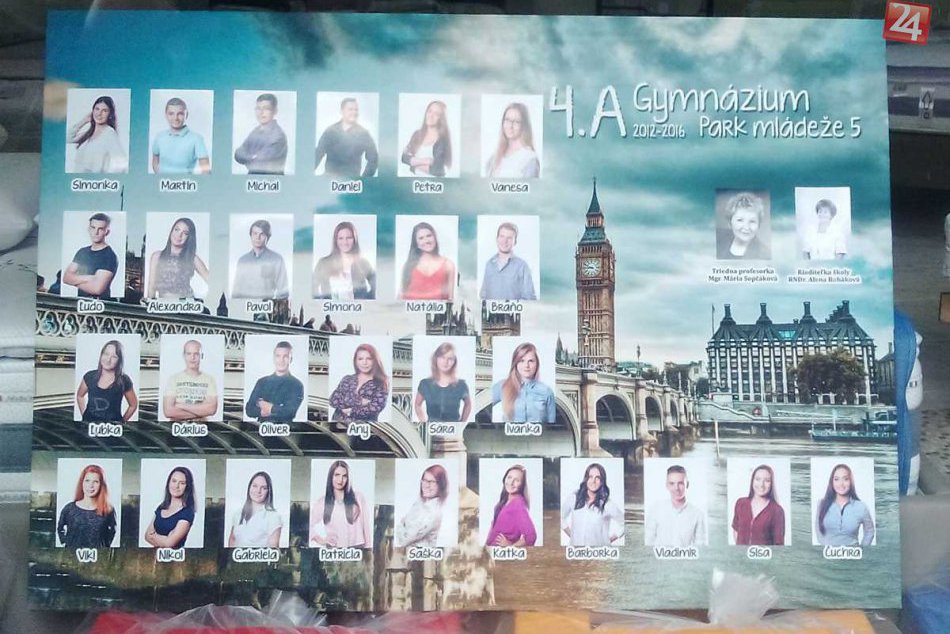 Košickí maturanti umiestnili tablá do výkladov obchodov na Hlavnej