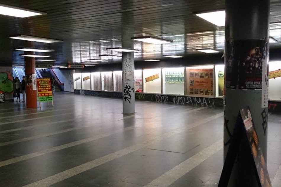 Trnavské mýto - súčasný stav podchodu