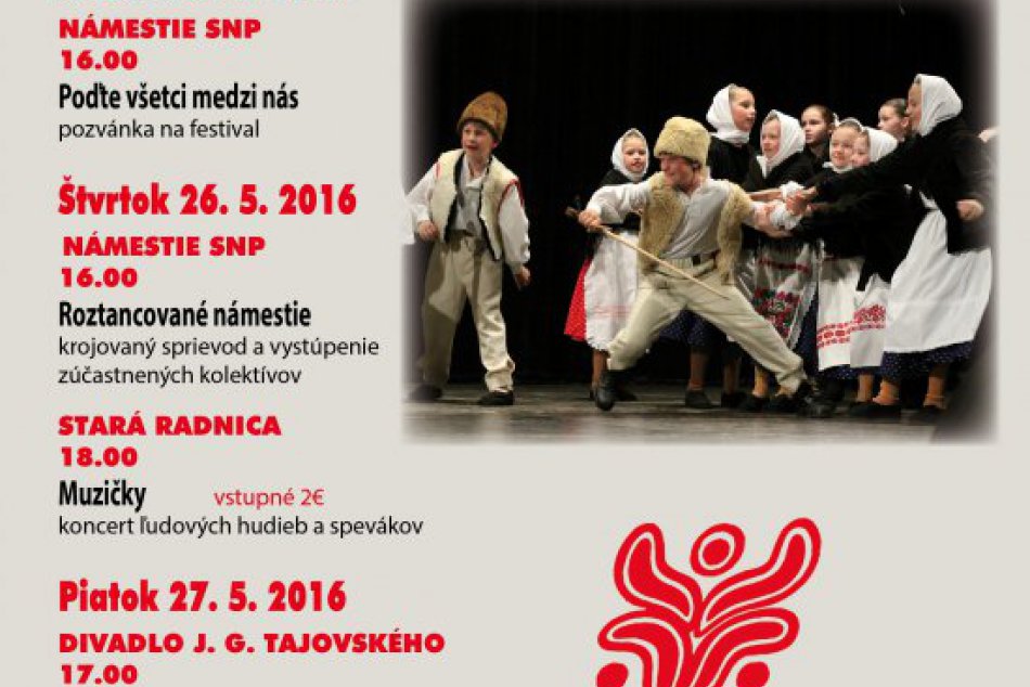 Plagát 12. Medzinárodného detského folklórneho festivalu