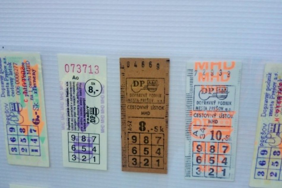 História cestovných lístkov MHD v Prešove? Takto kedysi vyzerali