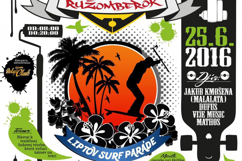 POZVÁNKA: Umenie a šport v štýle folku, to je STREET ART JAM