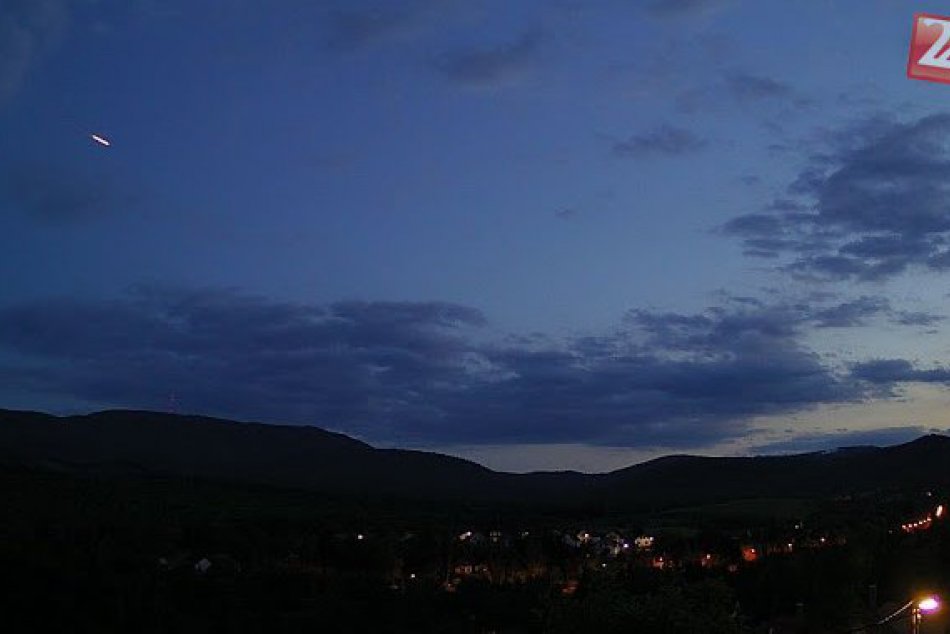 Obrazom: Prelet meteoru