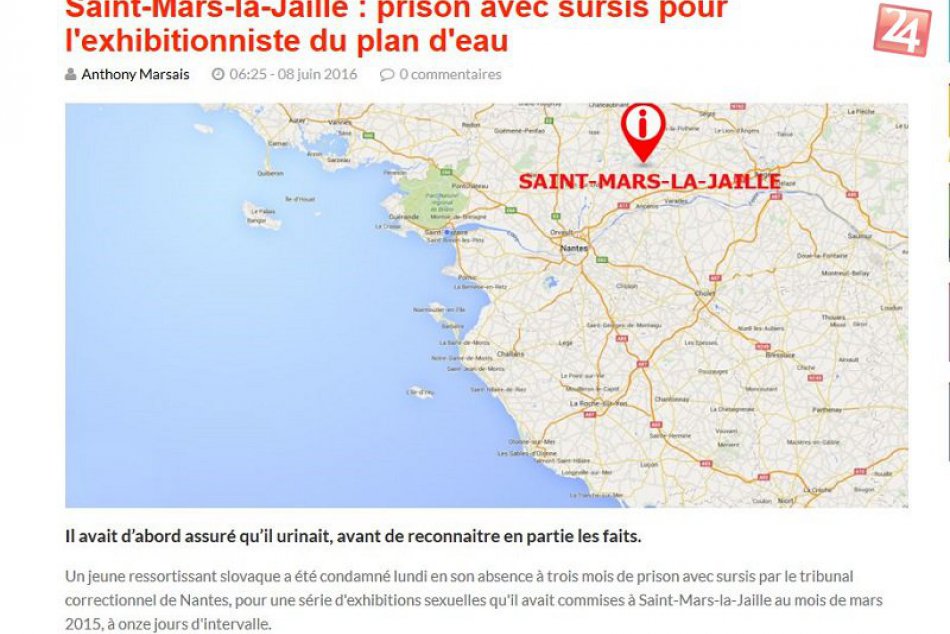 Zatknuty exhibicionista