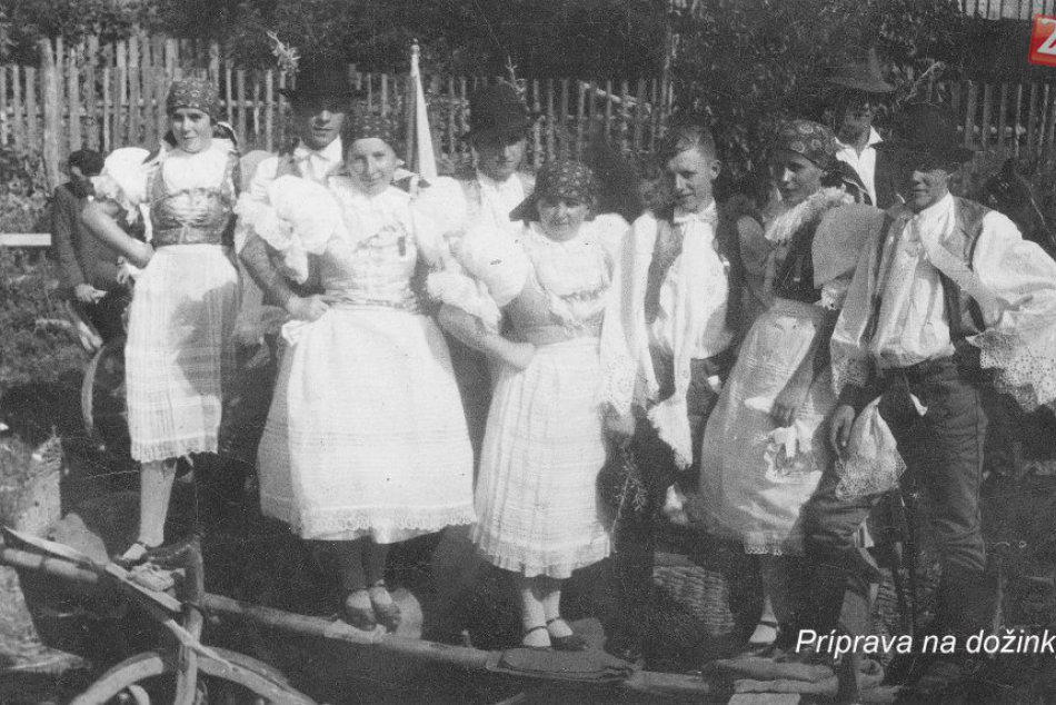 Žatva, dožinky z minulosti Dúbravky
