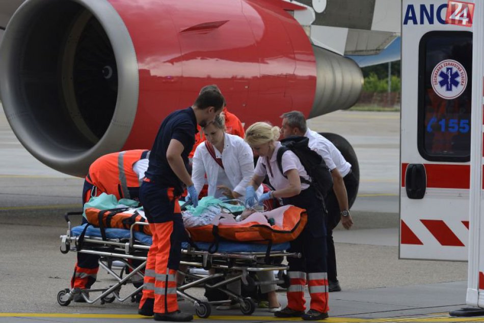 Prevoz pacientiek z letiska