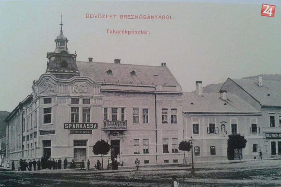 Historické pohľadnice Brezna zachytávajúce jeho dominanty