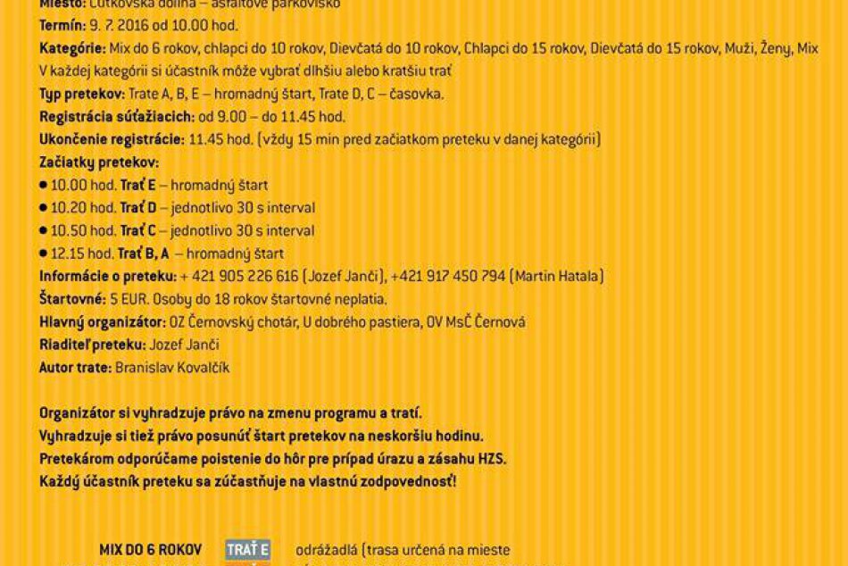 POZVÁNKA: na IV. Čutkovský šľak