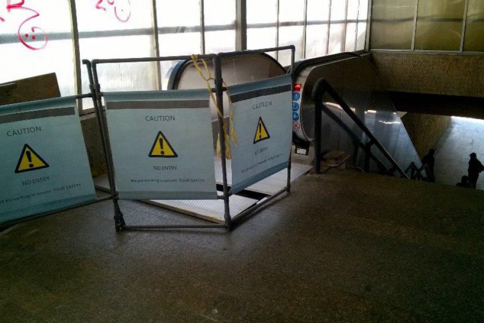 Eskalátory na Hlavnej stanici