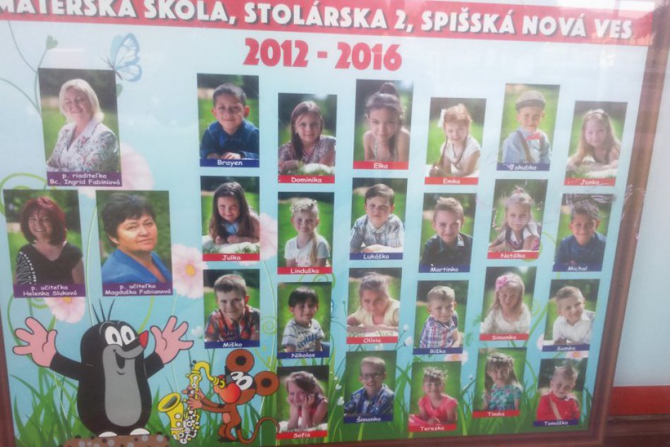 GALÉRIA: Novoveskí predškoláci majú vlastné tablá