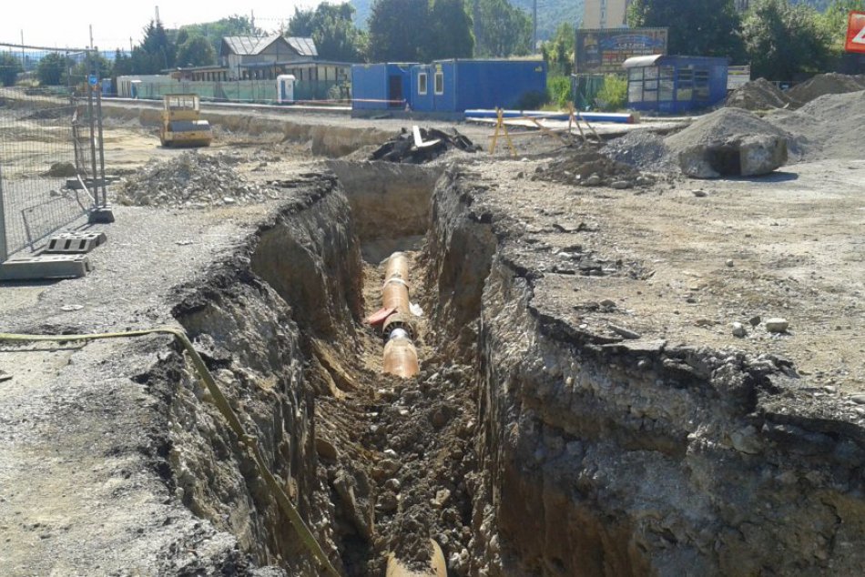 Kráter na mieste novej autobusky v OBRAZOCH