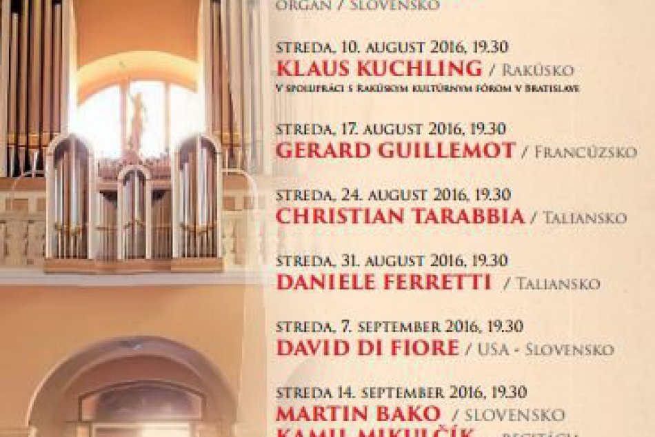 Program Vivat Vox Organi 2016