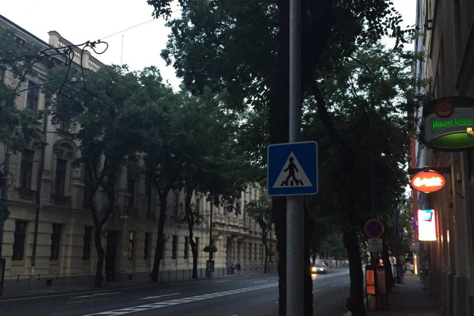 Osvetlené priechody pre chodcov