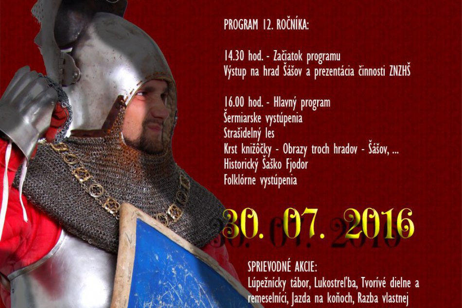 Šášovské hradné dni 2016