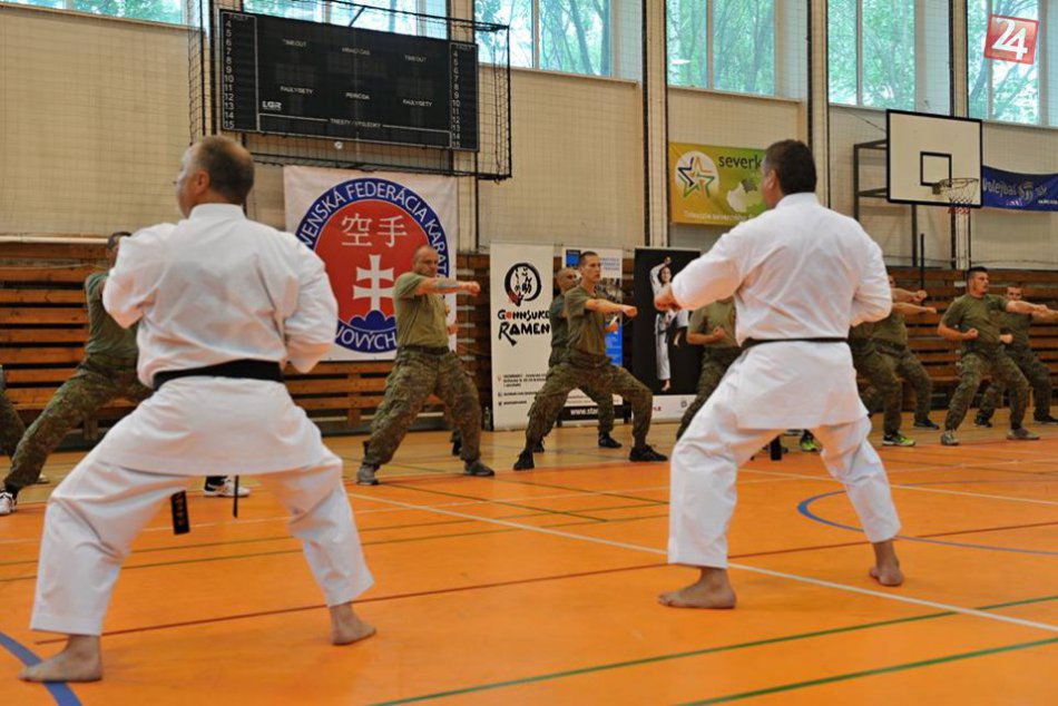 Minister obrany P. Gajdoš si zatrénoval s inštruktormi boja zblízka