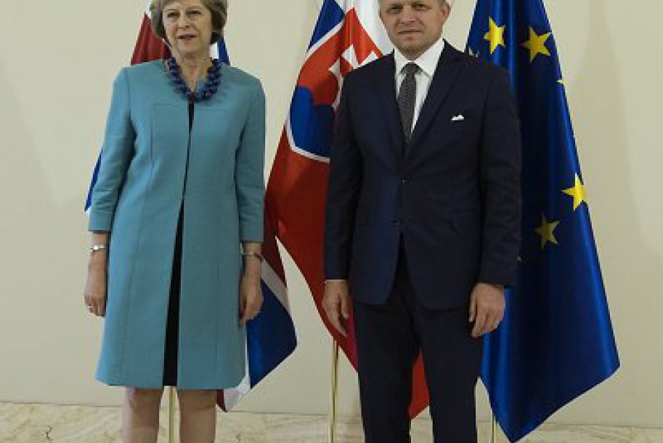 Britska premierka v BA