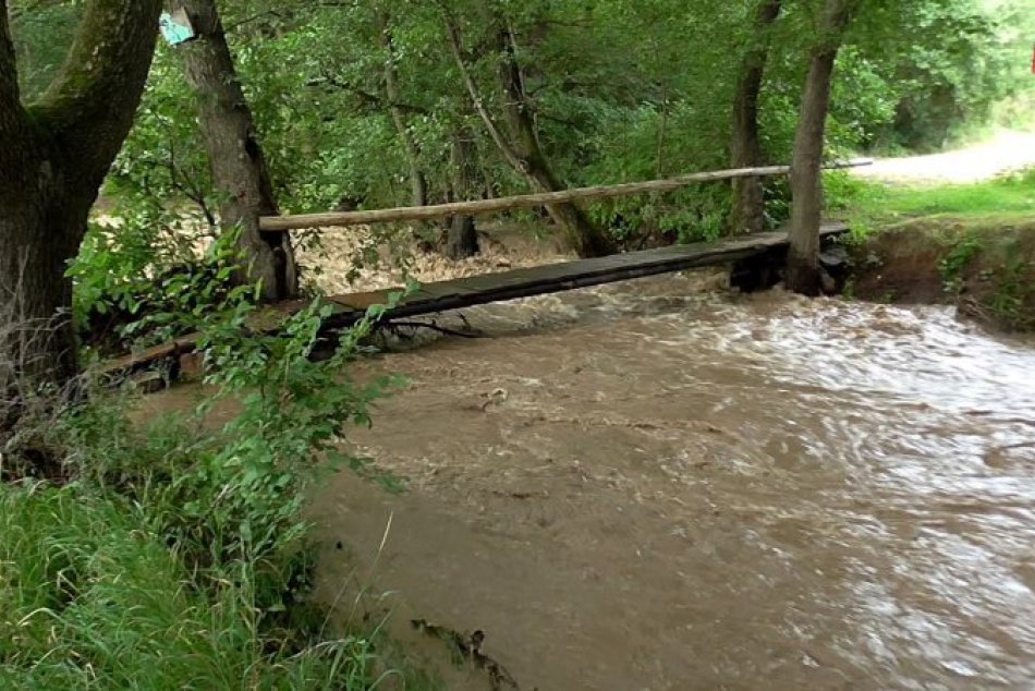 Voda potrápila centrum Kremnice aj Kremnické Bane