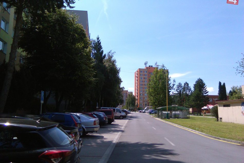 Zeleň na Rúbanisku II - na sídlisku je pomerne dosť stromov