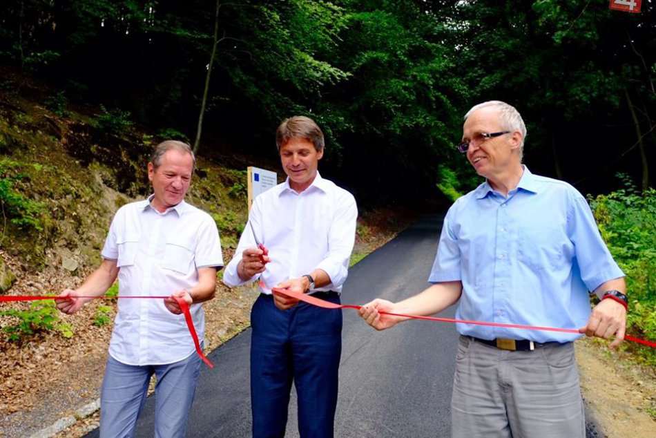 Rekonštrukcia ciest v lesoparku