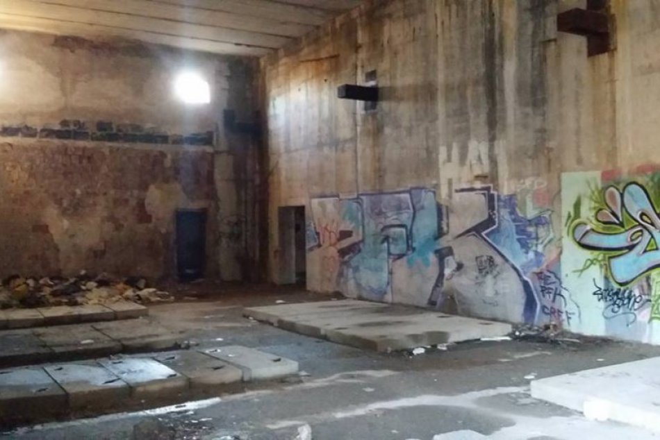 Opustená vodáreň v Lamači