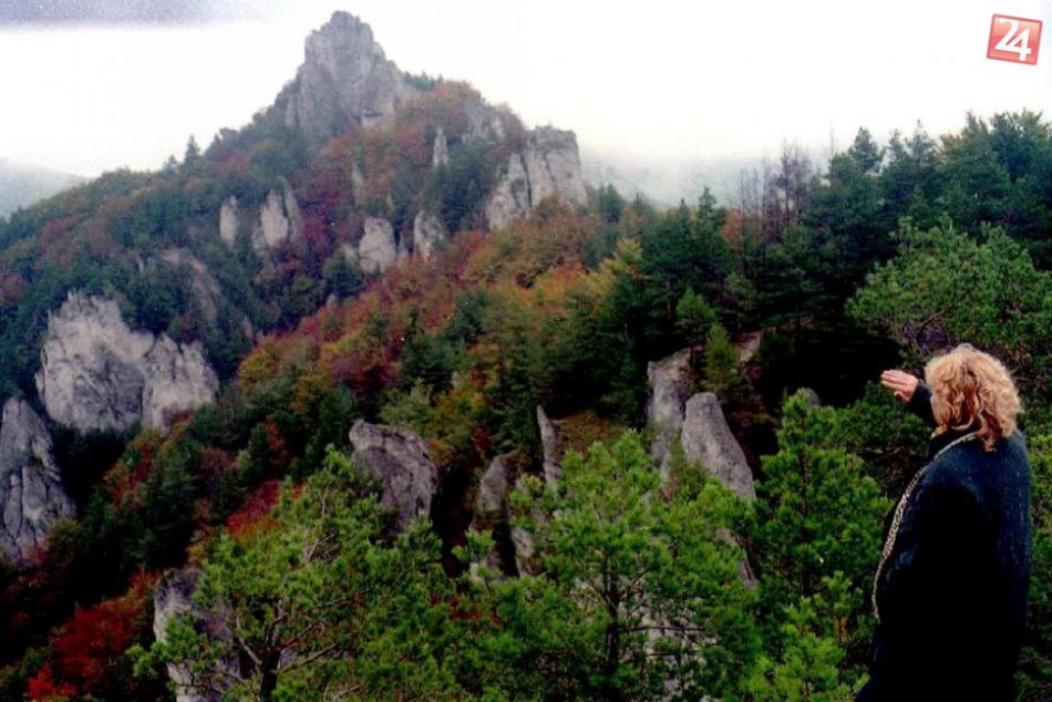 Nádherné skaly nachádzajúce sa pri Žiline