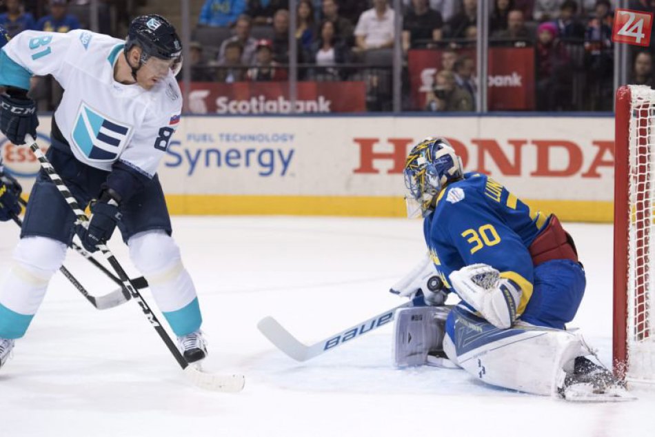 Svetový pohár: Švédsko - Tím Európy 2:3pp