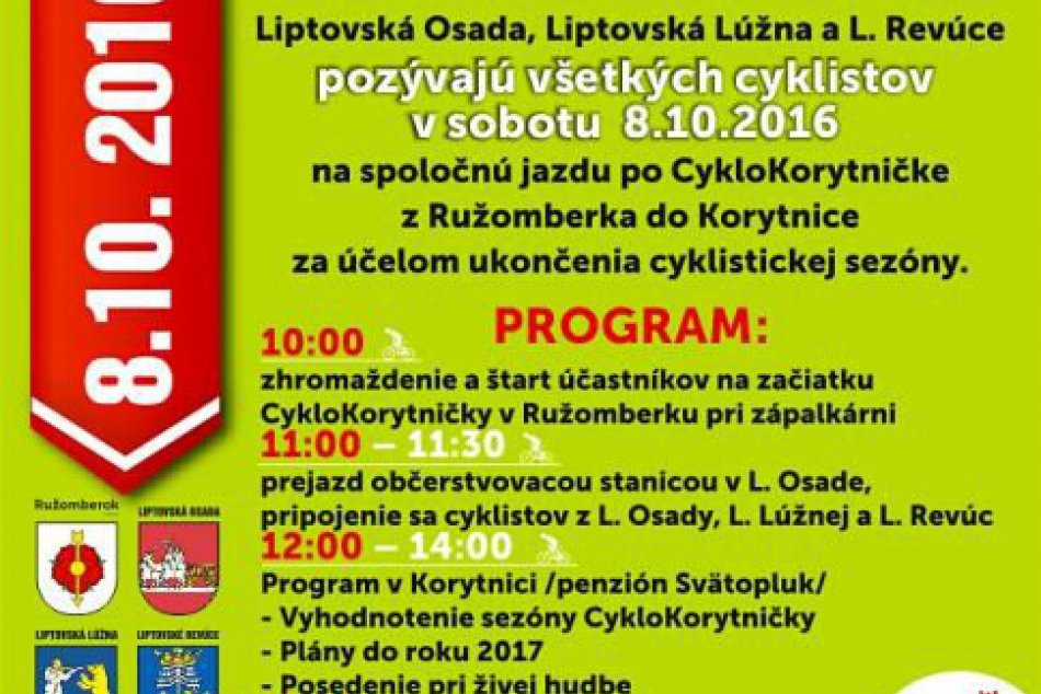 10 októbrových akcií v Ružomberku: Poznačte si to naj, čo nesmiete premeškať