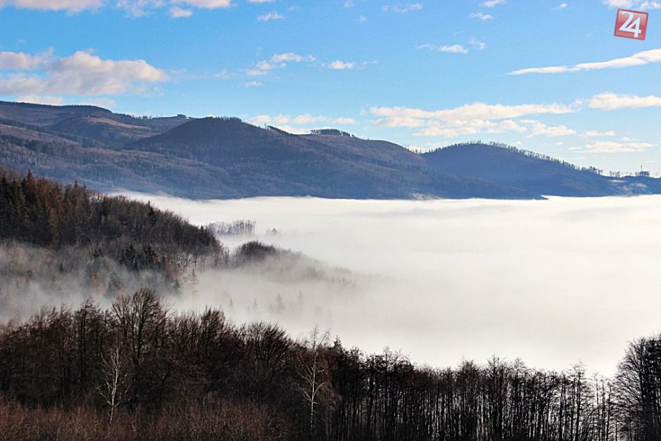 Obrazom: Inverzia v okolí Dobšinského kopca