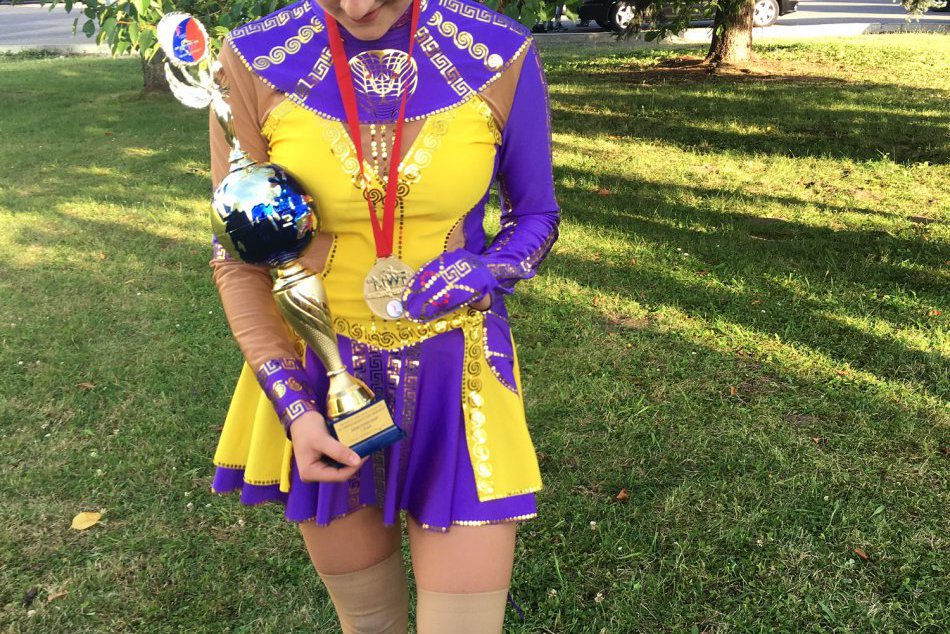 FOTO: Majsterka a vicemajsterka sveta mažoretka Anet Šumpíková