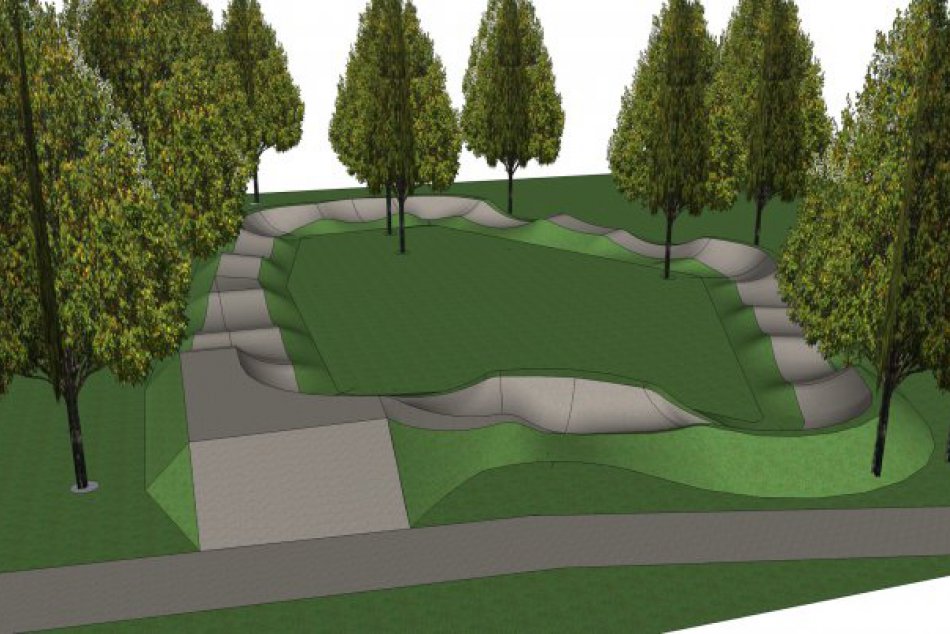 Unikátna cyklodráha Pump track vo Vrakuni