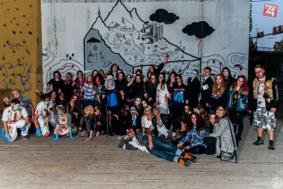 FOTO: Zombie walk v uliciach mesta Žilina