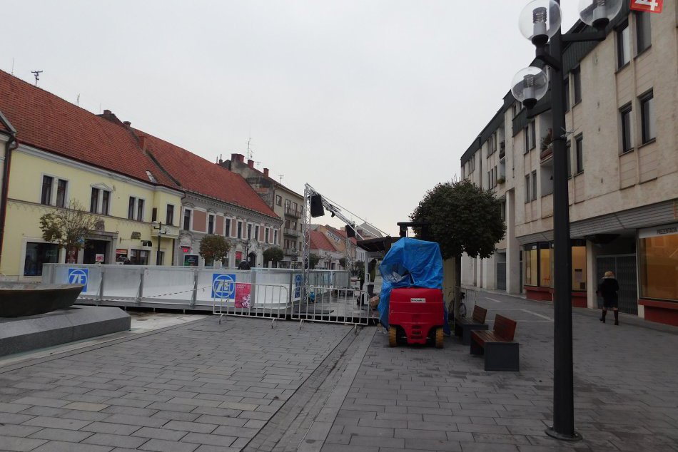 OBRAZOM: V Trnave už stojí klzisko
