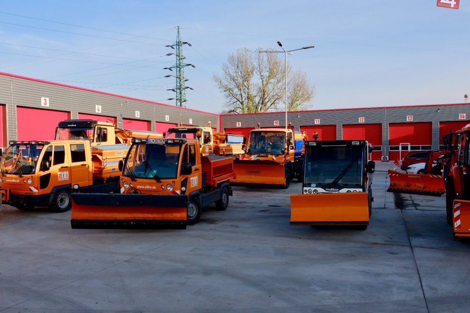 Zimná údržba v Starom Meste