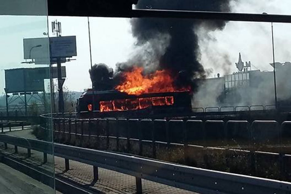 Požiar autobusu Vajnory