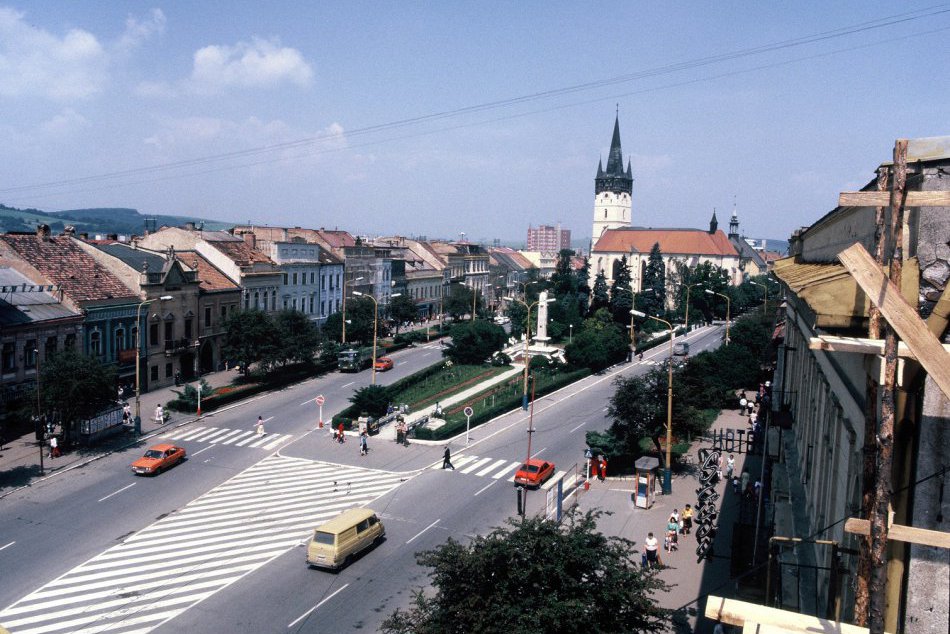Pohľad na Prešov z výšky: Takto vyzerala Hlavná ulica pred rokmi