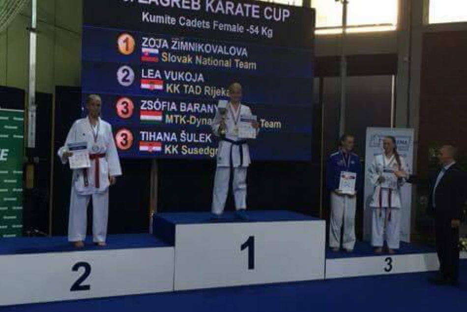 Mladej Zoji sa zapáčilo karate a darí sa jej