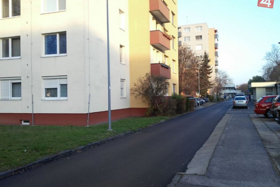 Opravené cesty v Ružinove