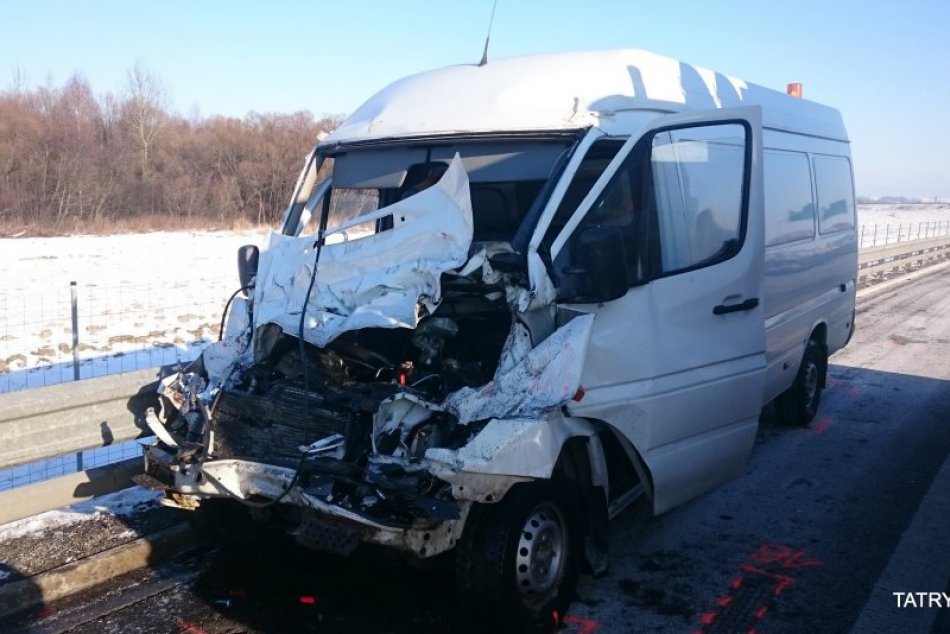 Smrteľná dopravná nehoda - D1 pri Poprade 12/2016