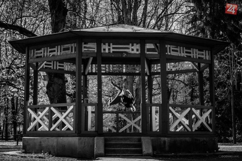 V OBRAZOCH: Mladý bystrický freeruner predvádza úchvatné kúsky