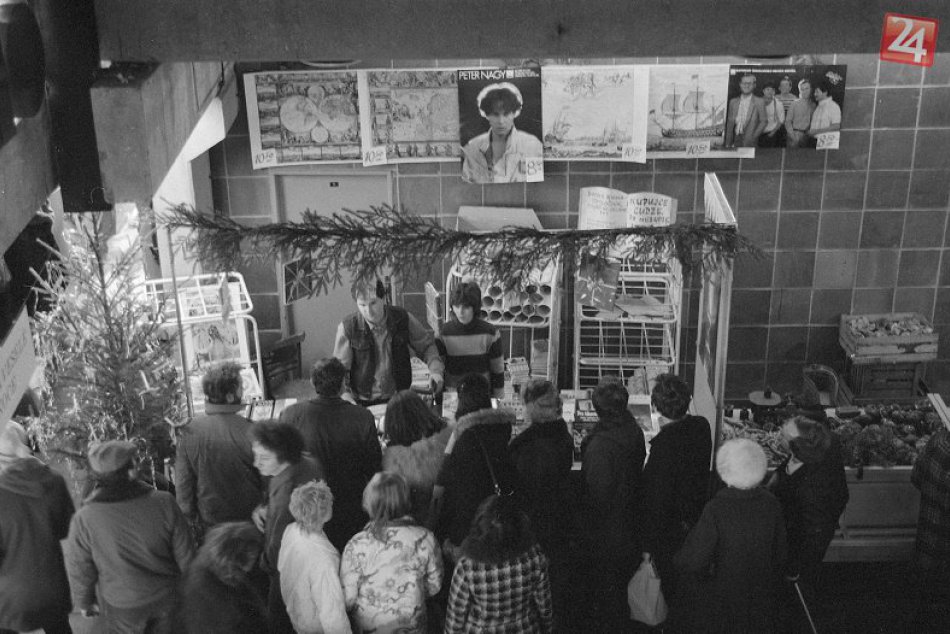 Vianočné nákupy Bratislava retro