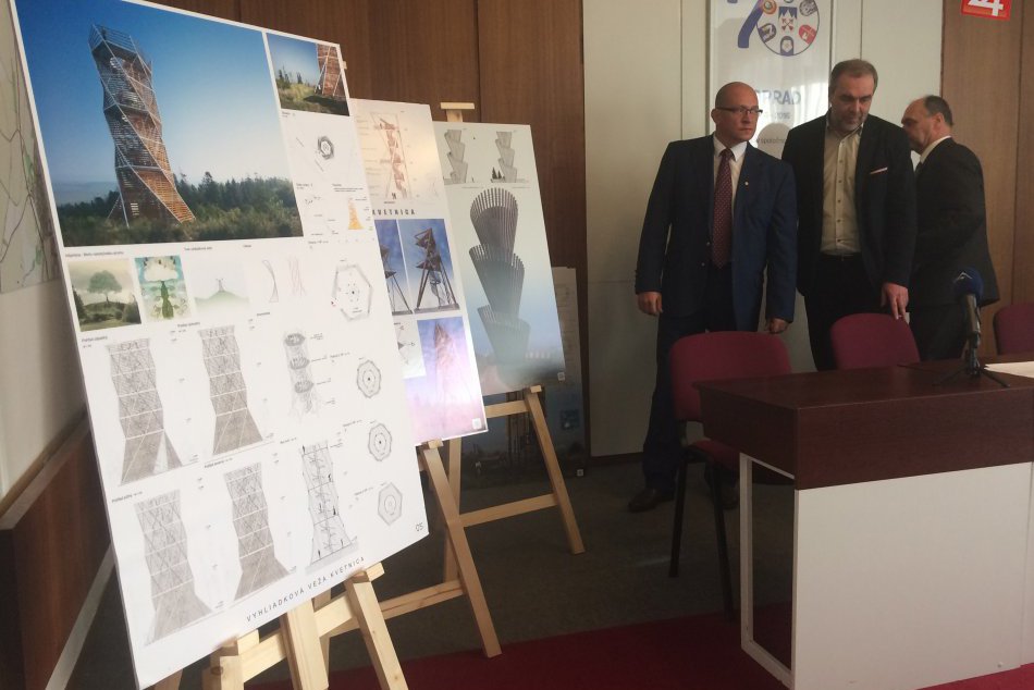 Vyhliadková veža Poprad - Kvetnica súťaž 12/2016