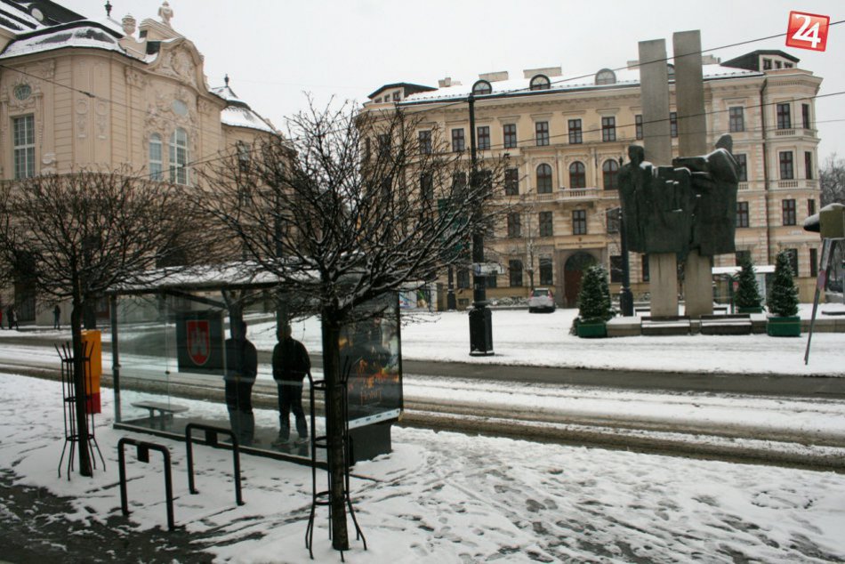 Sneh v Bratislave december