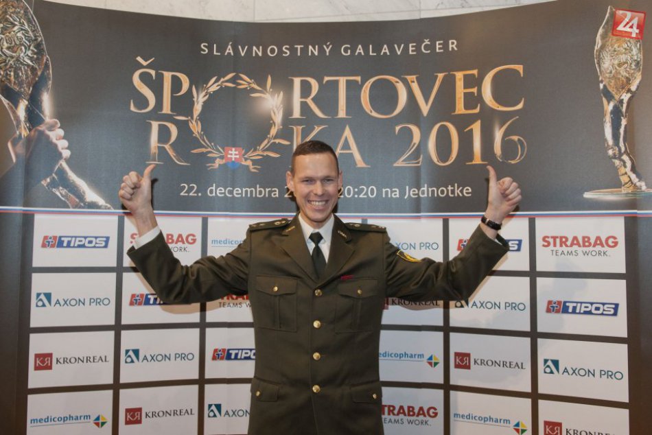 V OBRAZOCH: Bystrický chodec Tóth s titulom Športovec roka 2016