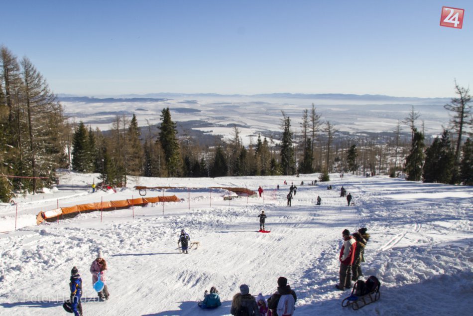 Tatry zima ilustraky - Hrebienok