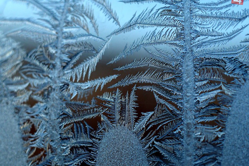 V OBRAZOCH: Mrazivá krása zachytená na okenných tabuliach
