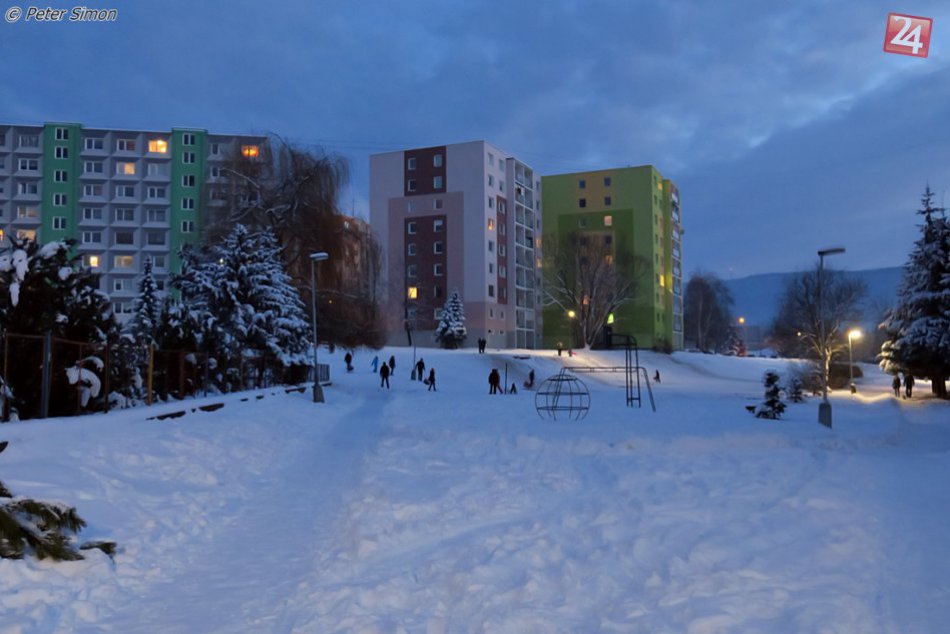 Obrazom: Sánkovačka na sídlisku Juh