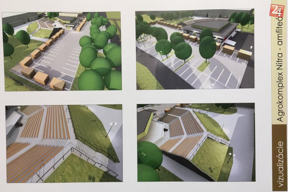 VIZUALIZÁCIE: Amfiteáter na Agrokomplexe opäť ožije, opravený má byť tento rok