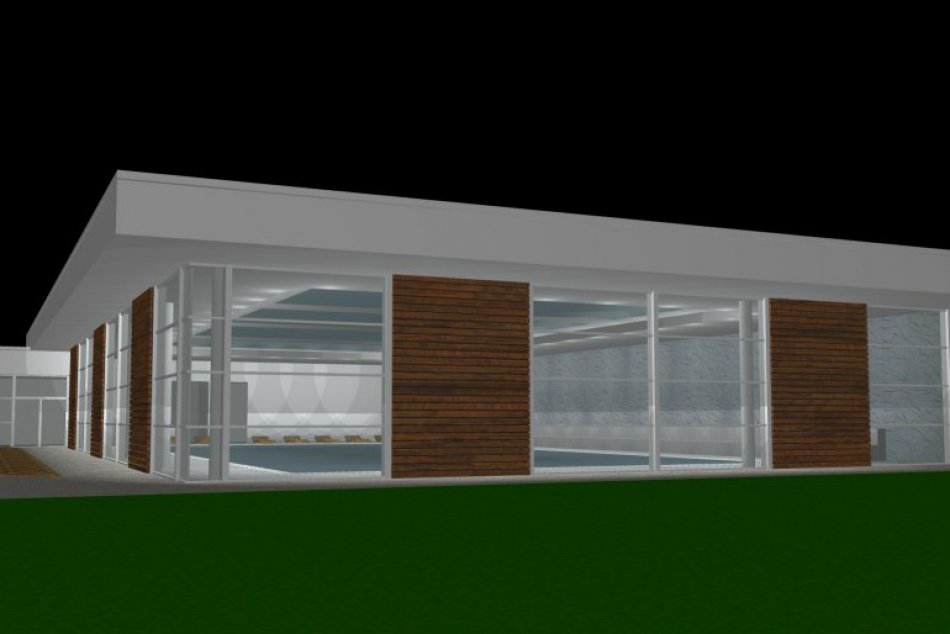 Vizualicácie: Plánovaná plaváreň a wellness v Hlohovci