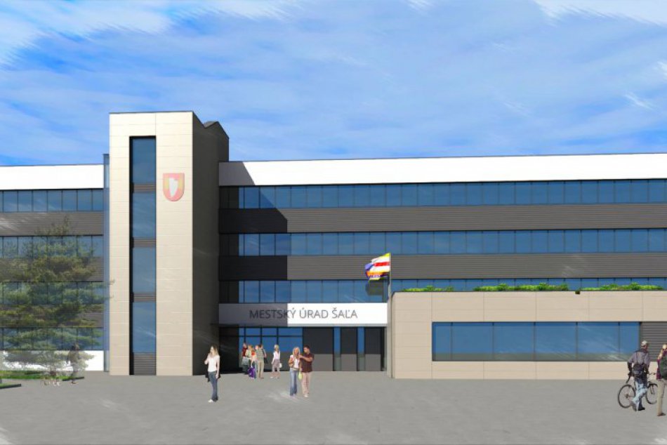 VIZUALIZÁCIE: Mestský úrad v Šali zmení šat, prejde rozsiahlou rekonštrukciou